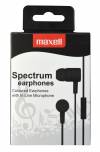 Maxell Spectrum Ακουστικά με Υφασμάτινο Κορδόνι και Μικρόφωνο Μαύρο 303617 Maxell Spectrum Ακουστικά με Υφασμάτινο Κορδόνι και Μικρόφωνο Μαύρο 303617